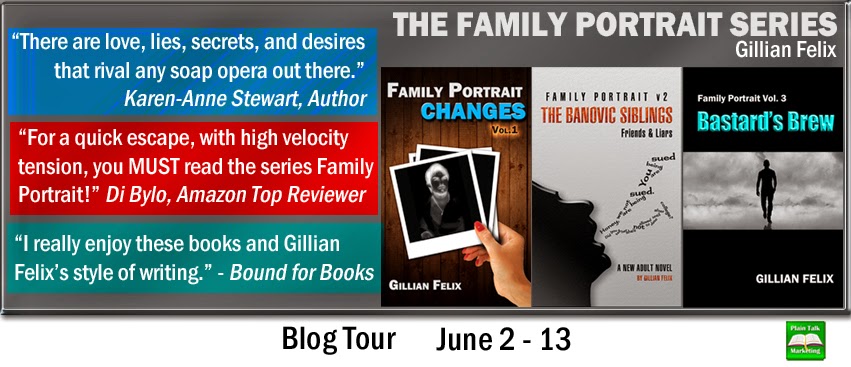 Blog Tour ‘Family Portrait’ series by Gillian Felix