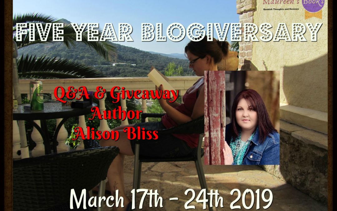 Q&A & Giveaway Author Alison Bliss